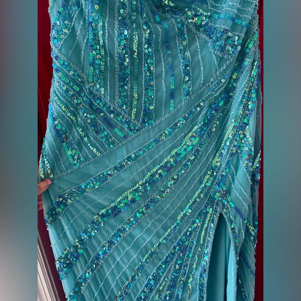 Size 8 Ashely Lauren Prom Dress Obo View 5